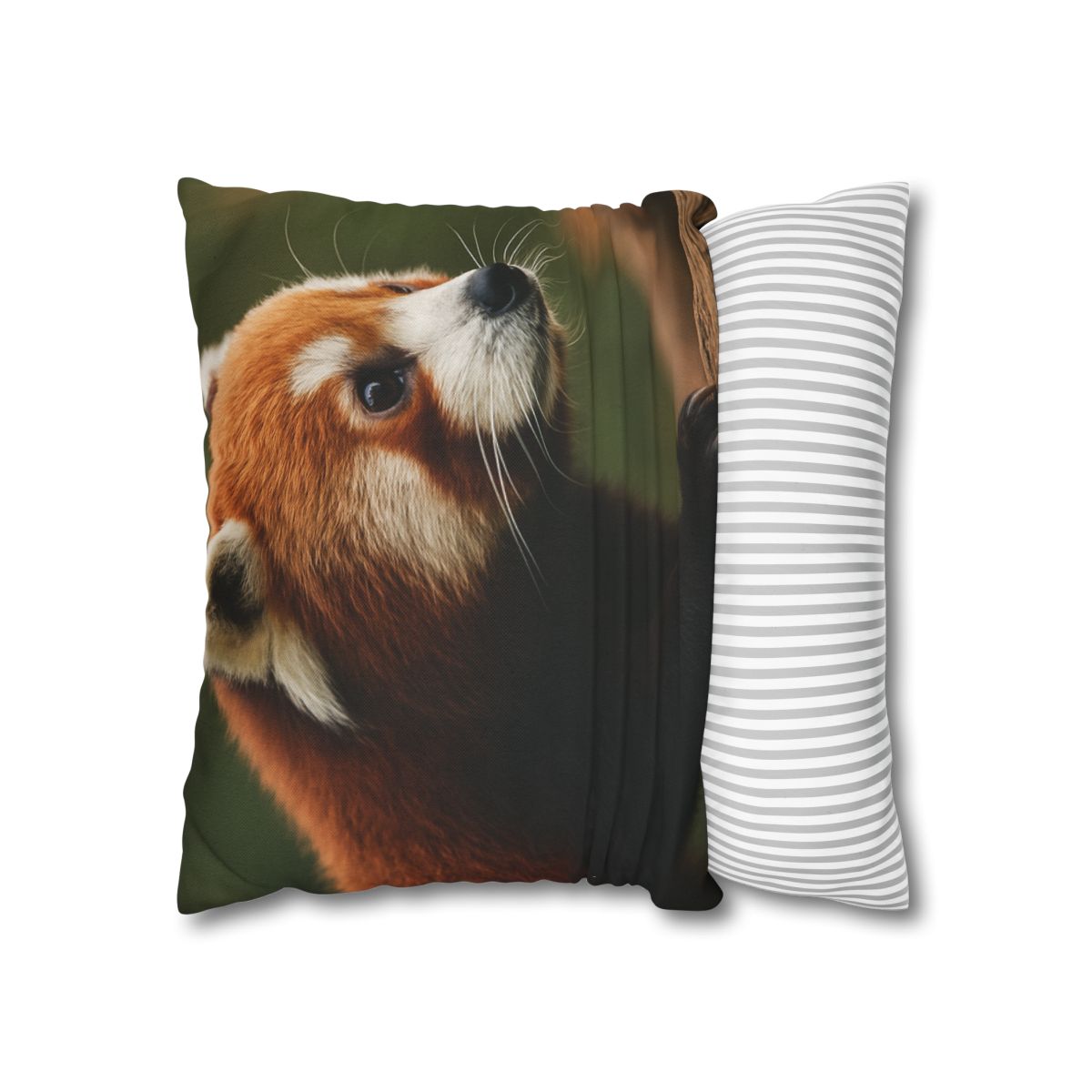 Bamboo Climber Red Panda trendy patterned pillow cases