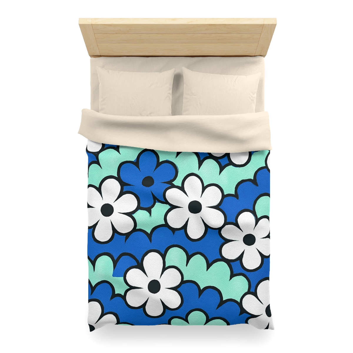 Blossom Wave Tessellation soft comforter duvets