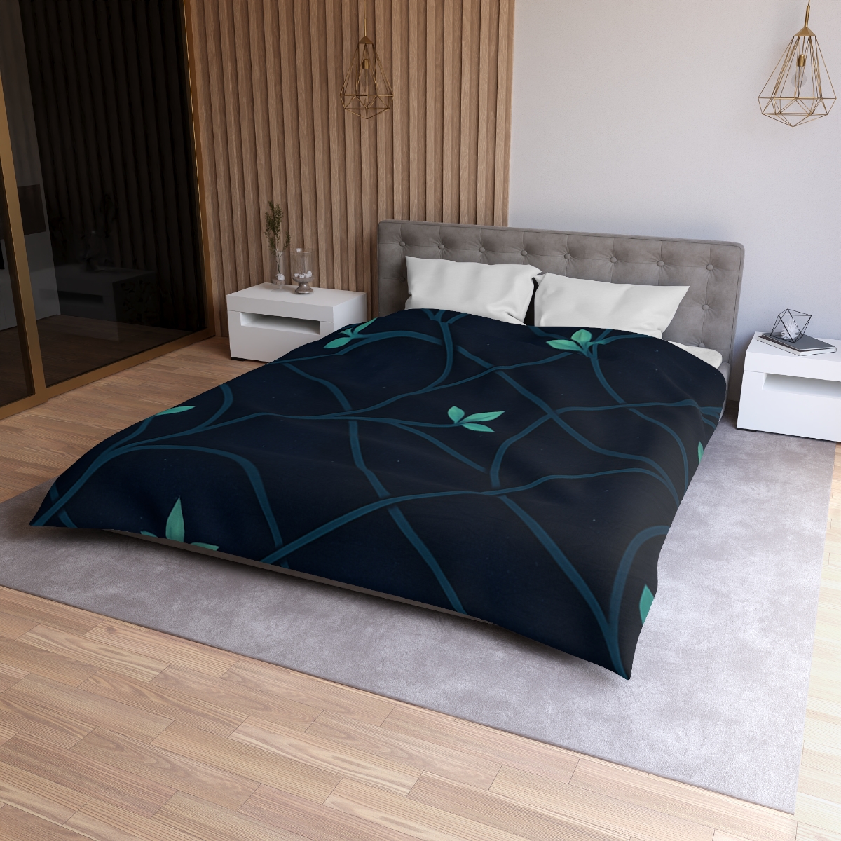 Vine Lattice Constellation custom duvets