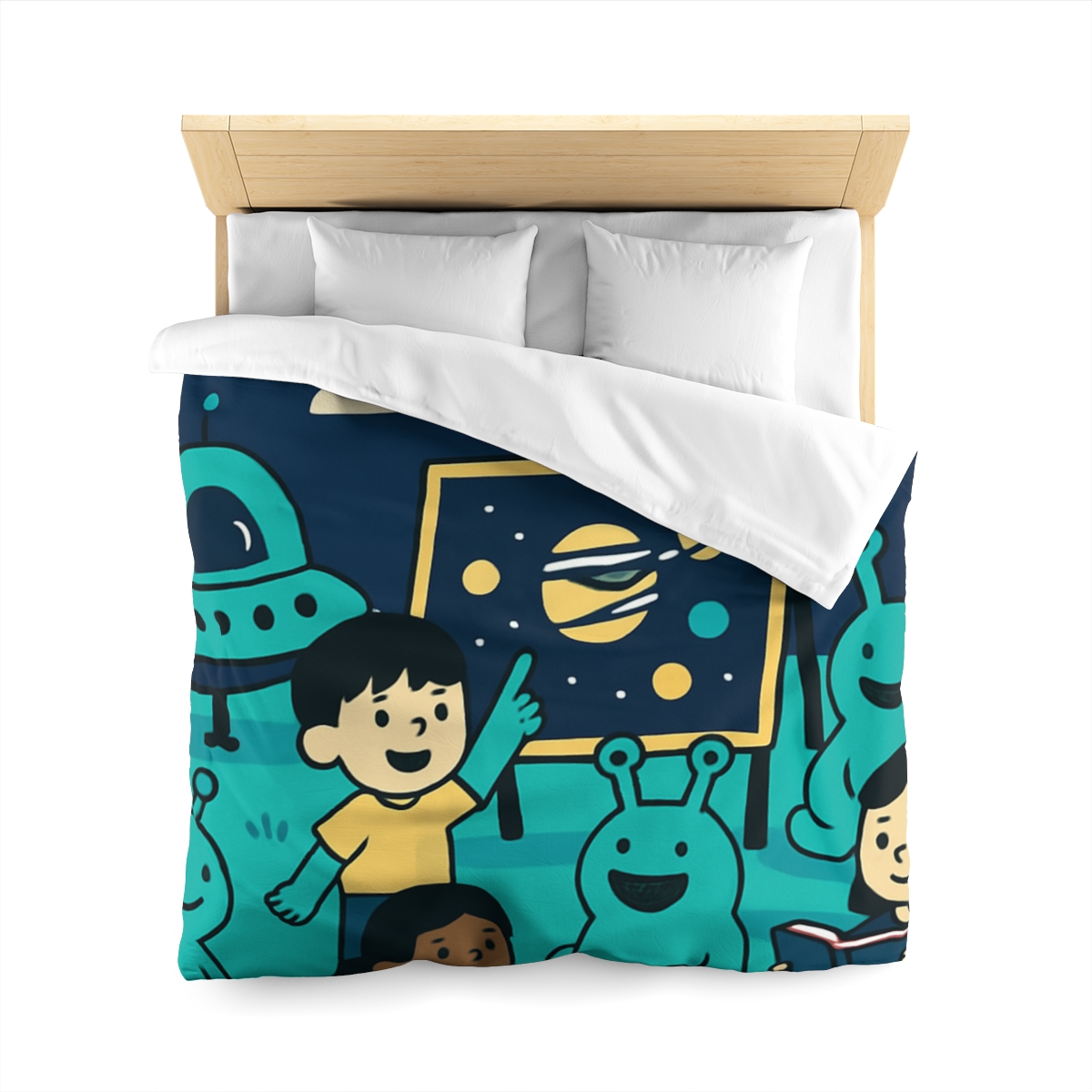 Starship Schoolyard soft comforter duvets