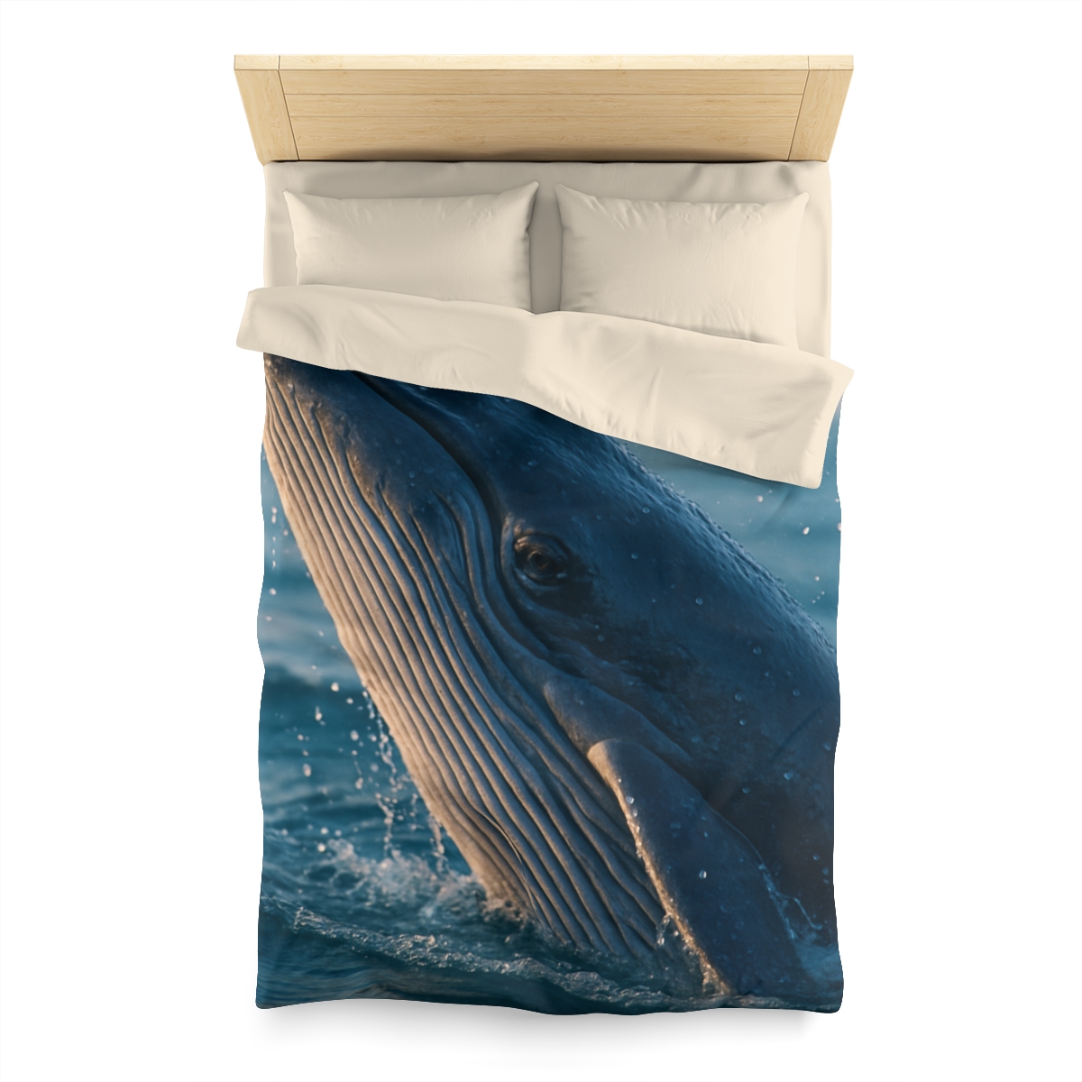 Ocean Song Blue Whale soft comforter duvets
