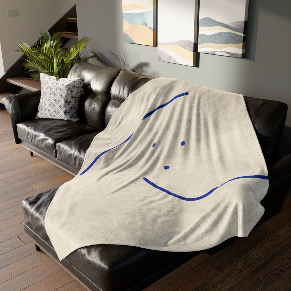 Twin Crescent Constellation stylish throw blankets