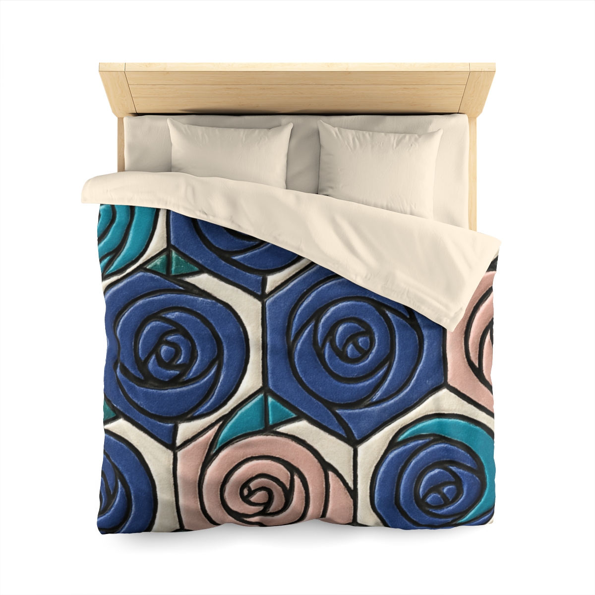 Bud Spiral Mosaic Tiles trendy bedroom duvets