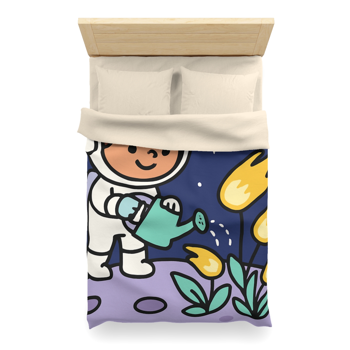 Comet Garden On Moon Meadow trendy bedroom duvets