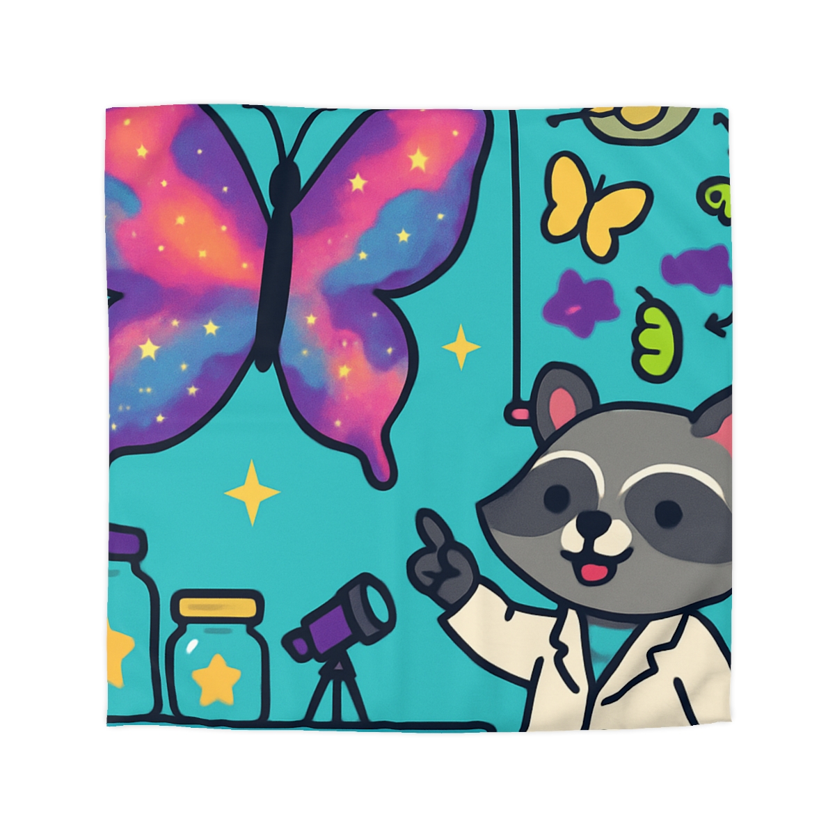 Nebula Garden Butterflies Lab stylish duvet covers