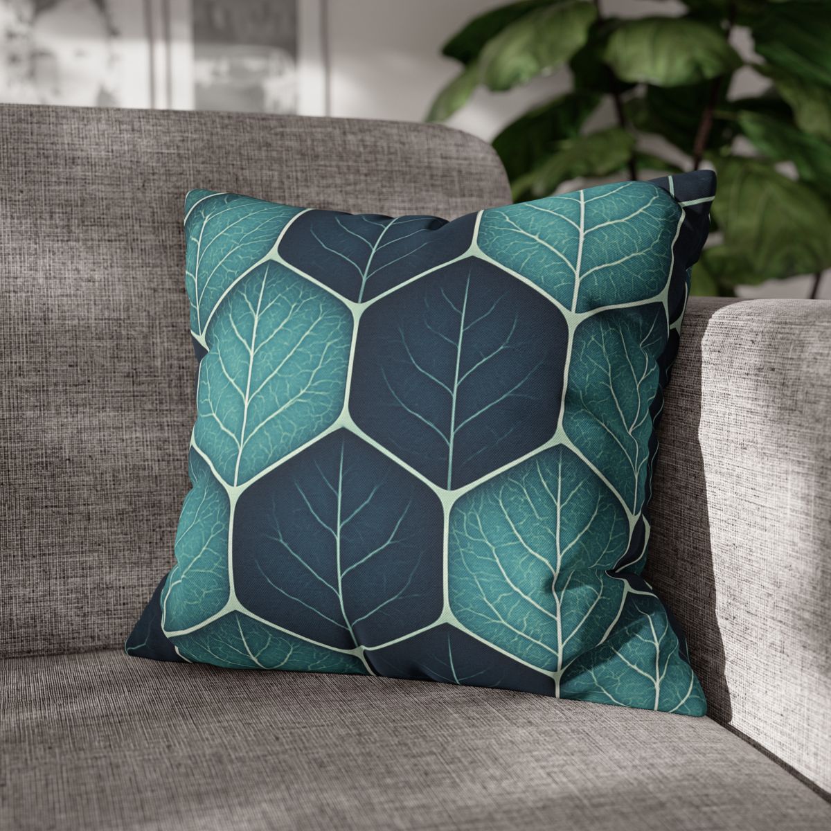 Leaf Lattice Radiance trendy patterned pillow cases