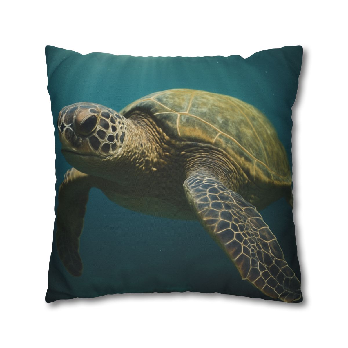 Glasswater Drift Green Sea Turtle unique gift pillow cases