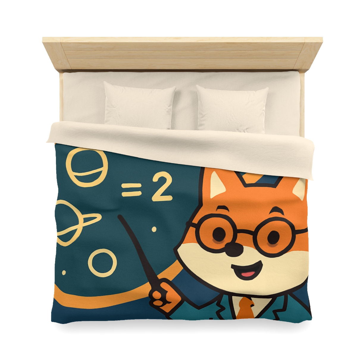 Comet Classroom With A Curious Fox soft comforter duvets
