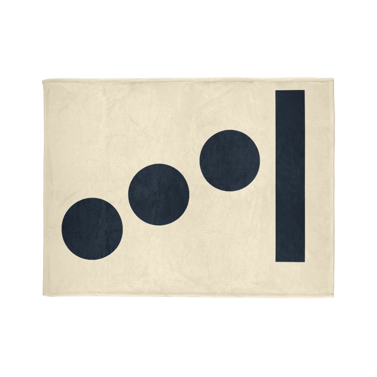 Stepped Circle And Bar Interval personalized cozy blankets