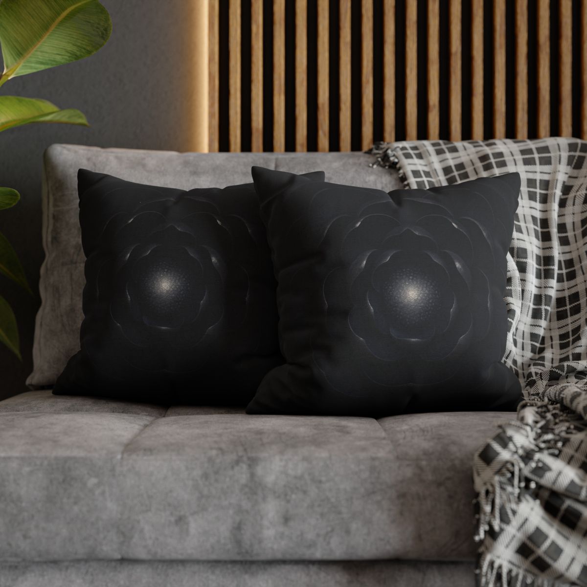 Petal Eclipse Rosette designer print pillow cases