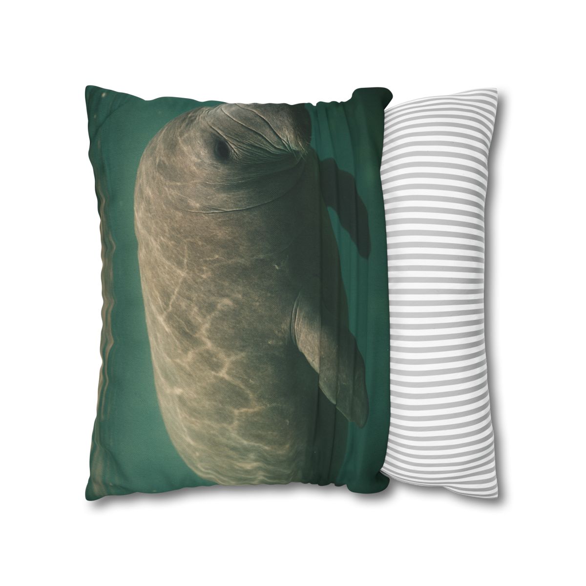 Quiet Drift West Indian Manatee custom pillow cases