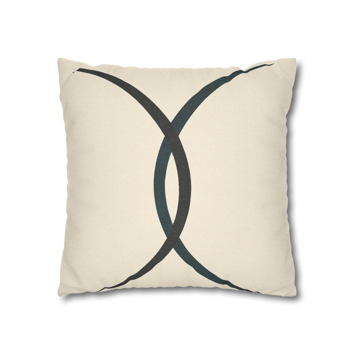 Intersecting Arc Duo Balanced designer print pillow cases