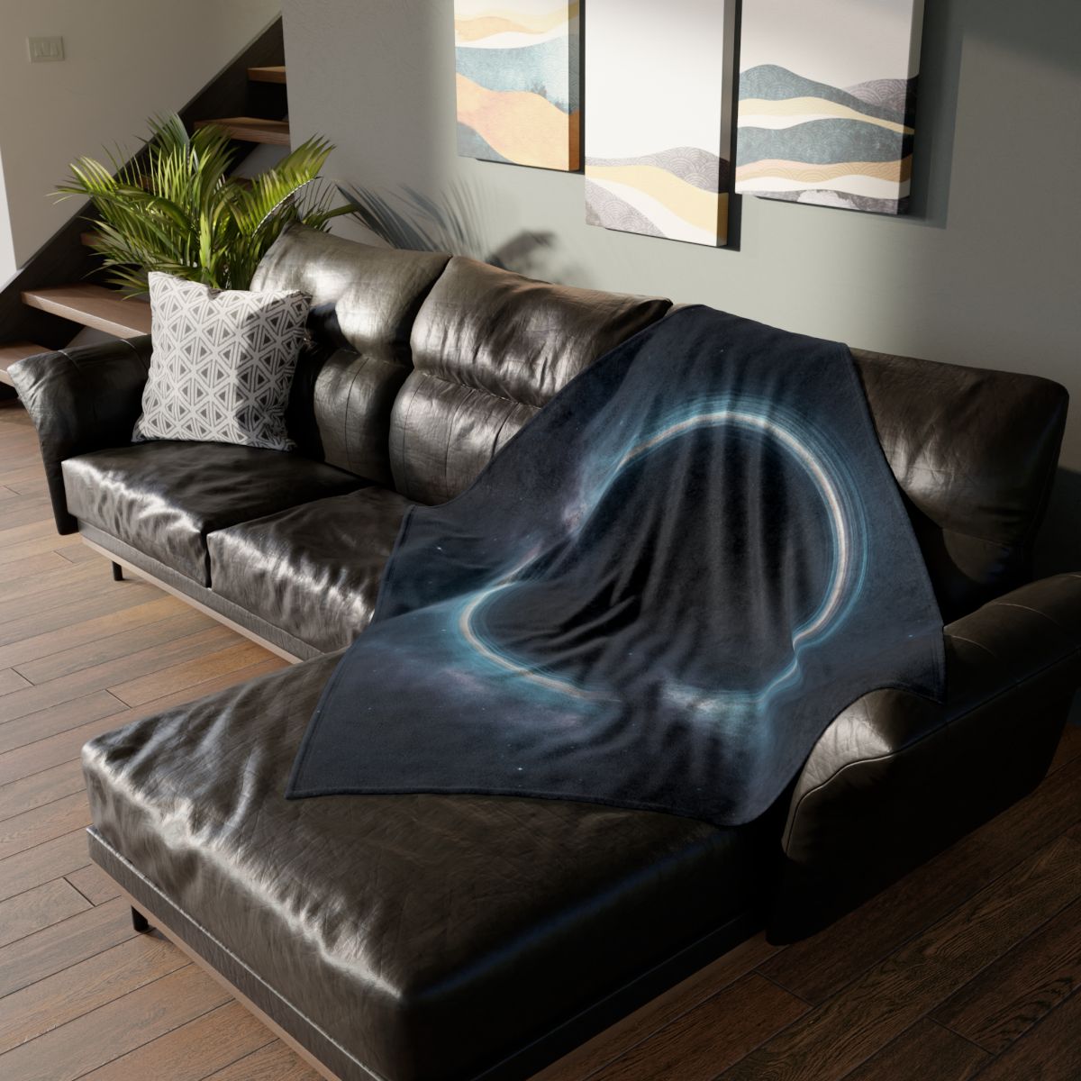 Gravitational Prism Mirage personalized cozy blankets