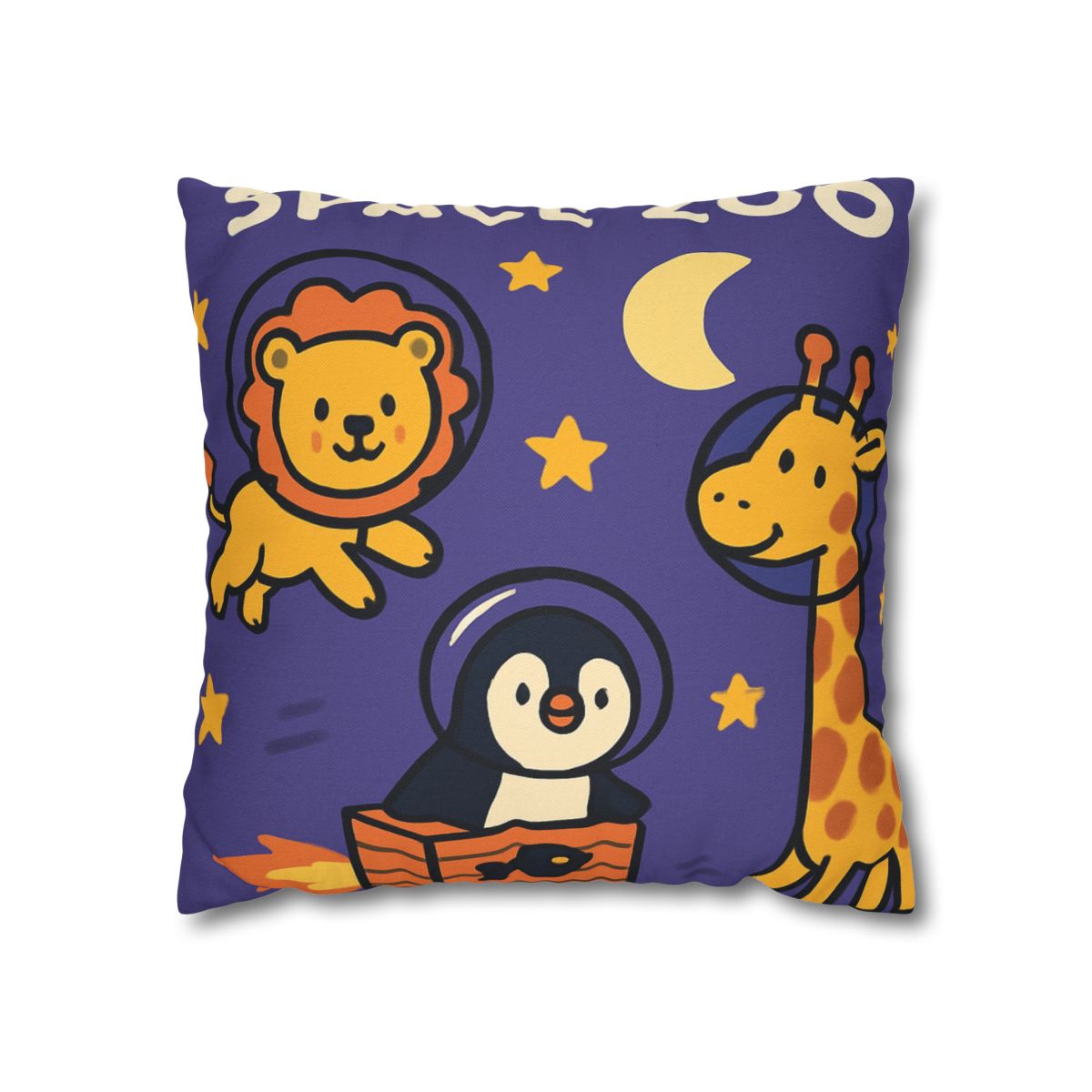 Starry Space Zoo custom pillow cases