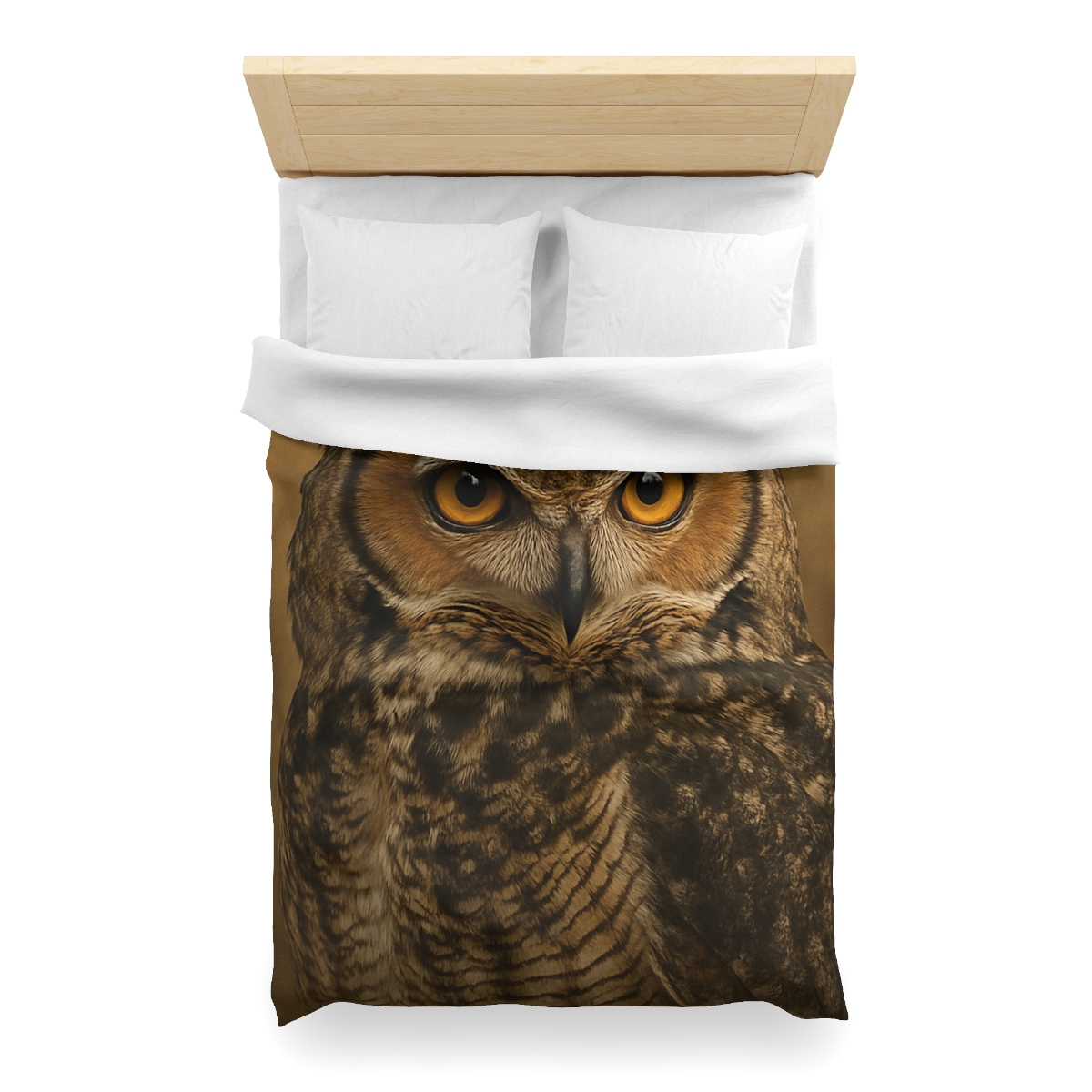Amber Vigil Great Horned Owl soft comforter duvets