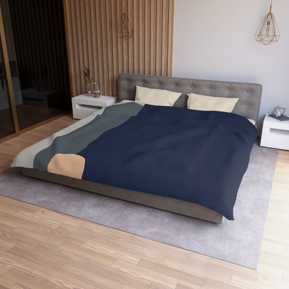 Balanced Triad With Open Center trendy bedroom duvets