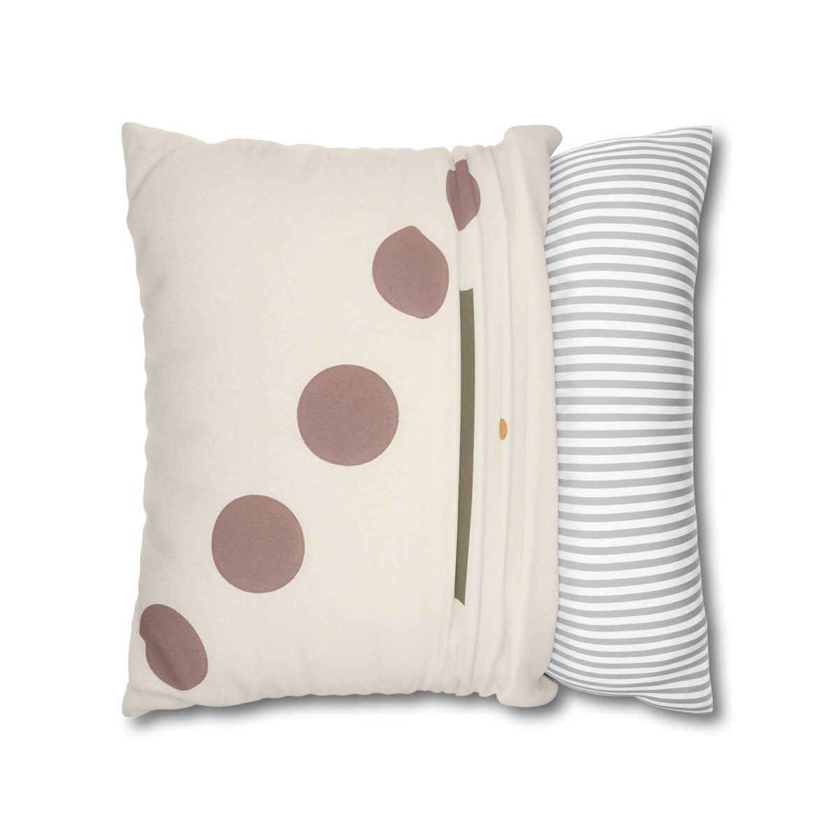 Gentle Zigzag Of Small Circles soft cotton pillow cases