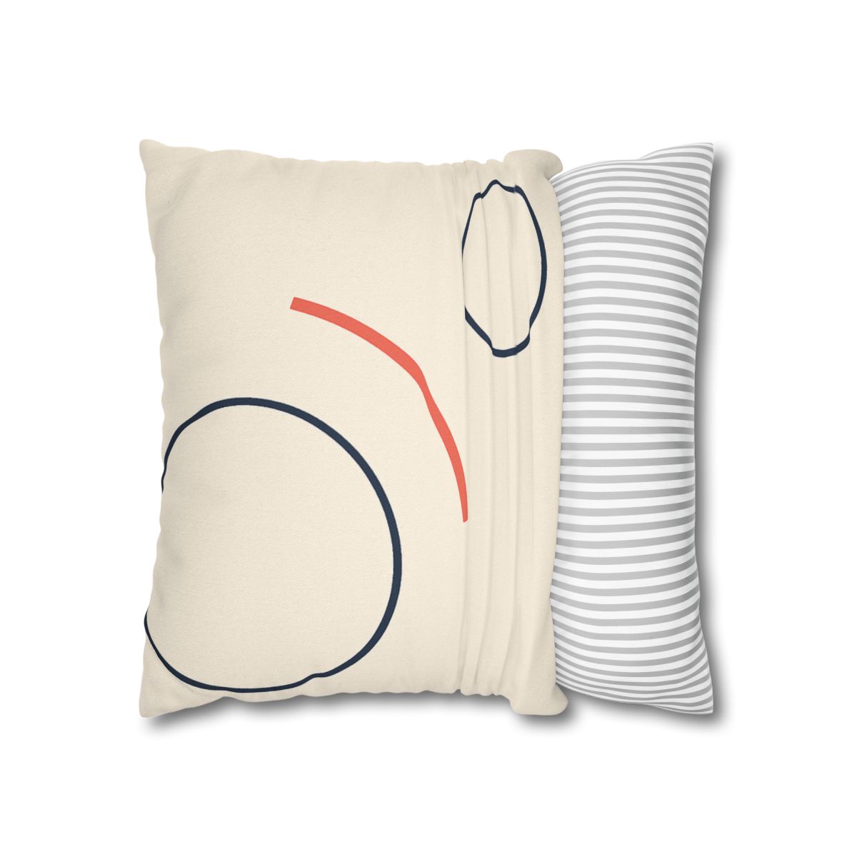 Orbit Gap Circle Pair custom pillow cases