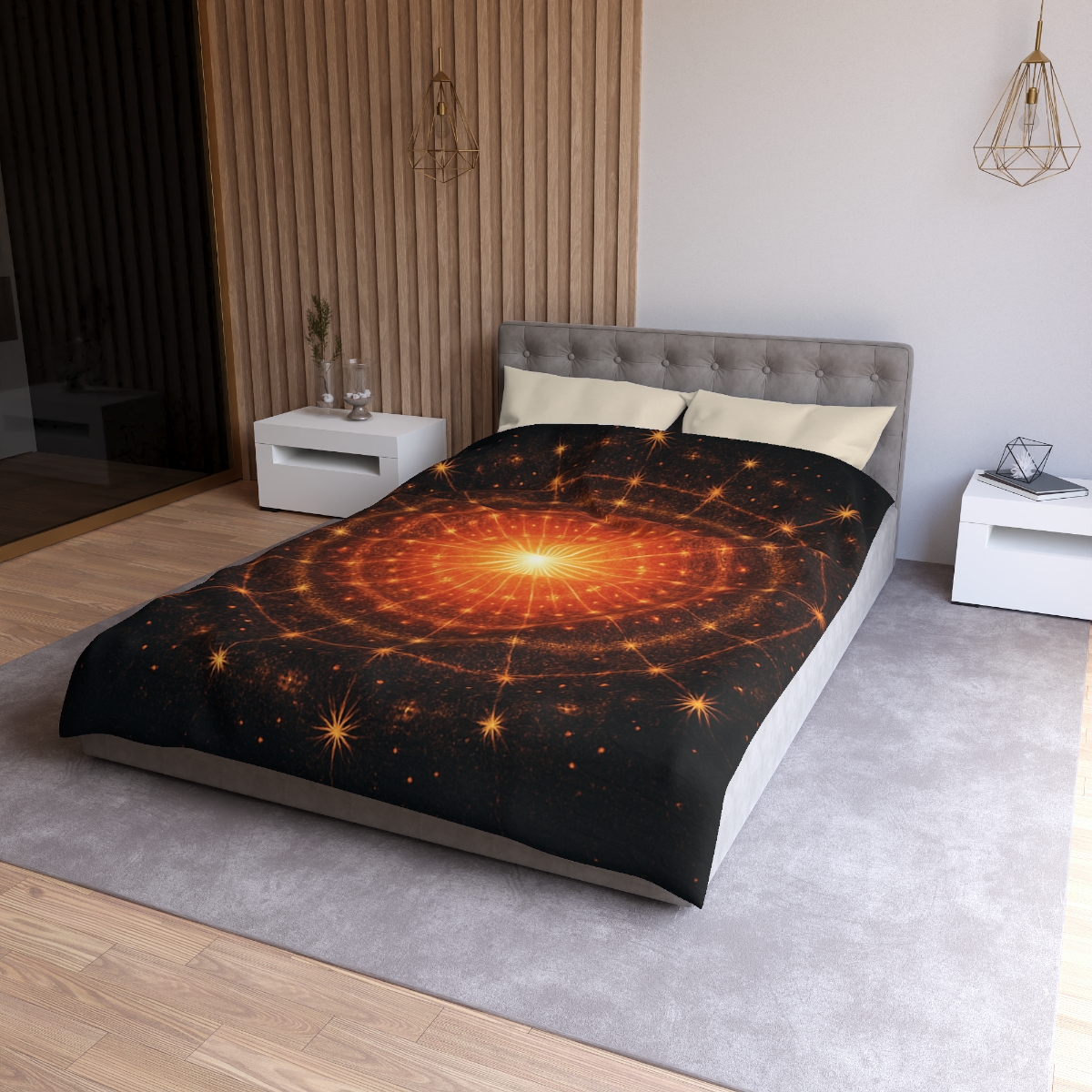 Photon Burst Mandala warm winter duvets