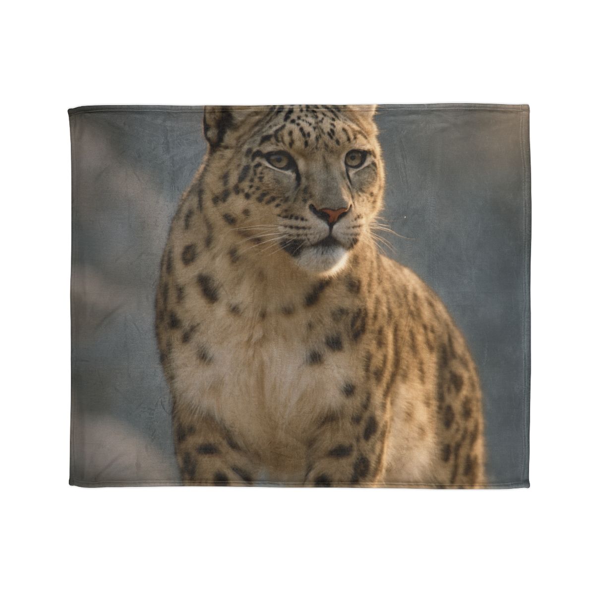 Cloud Crest Snow Leopard decorative home blankets