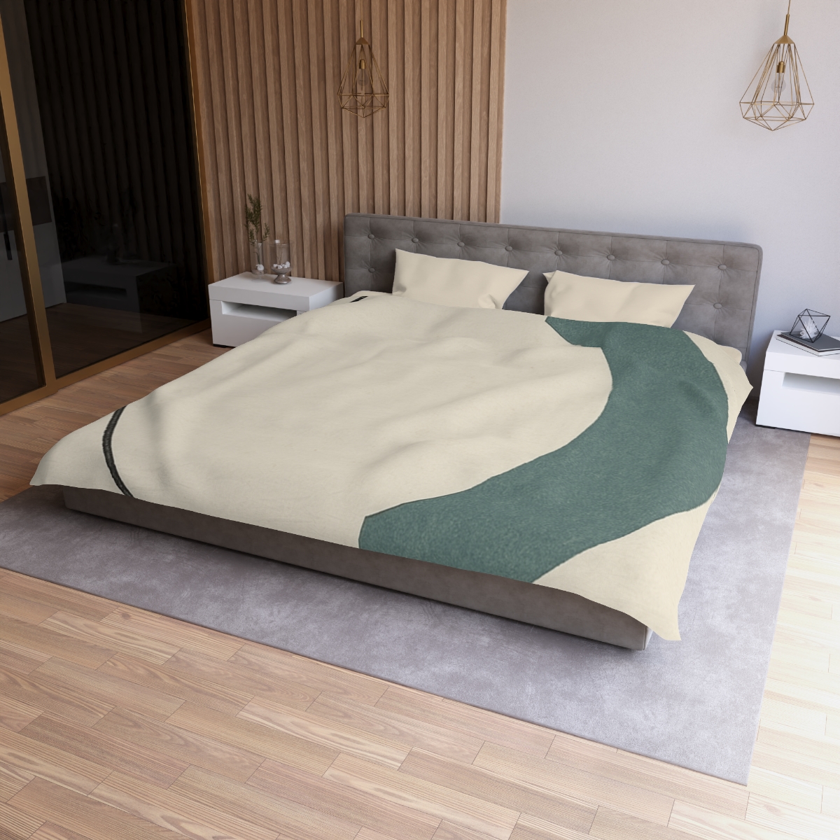 Intersecting Arc Pair stylish duvet covers