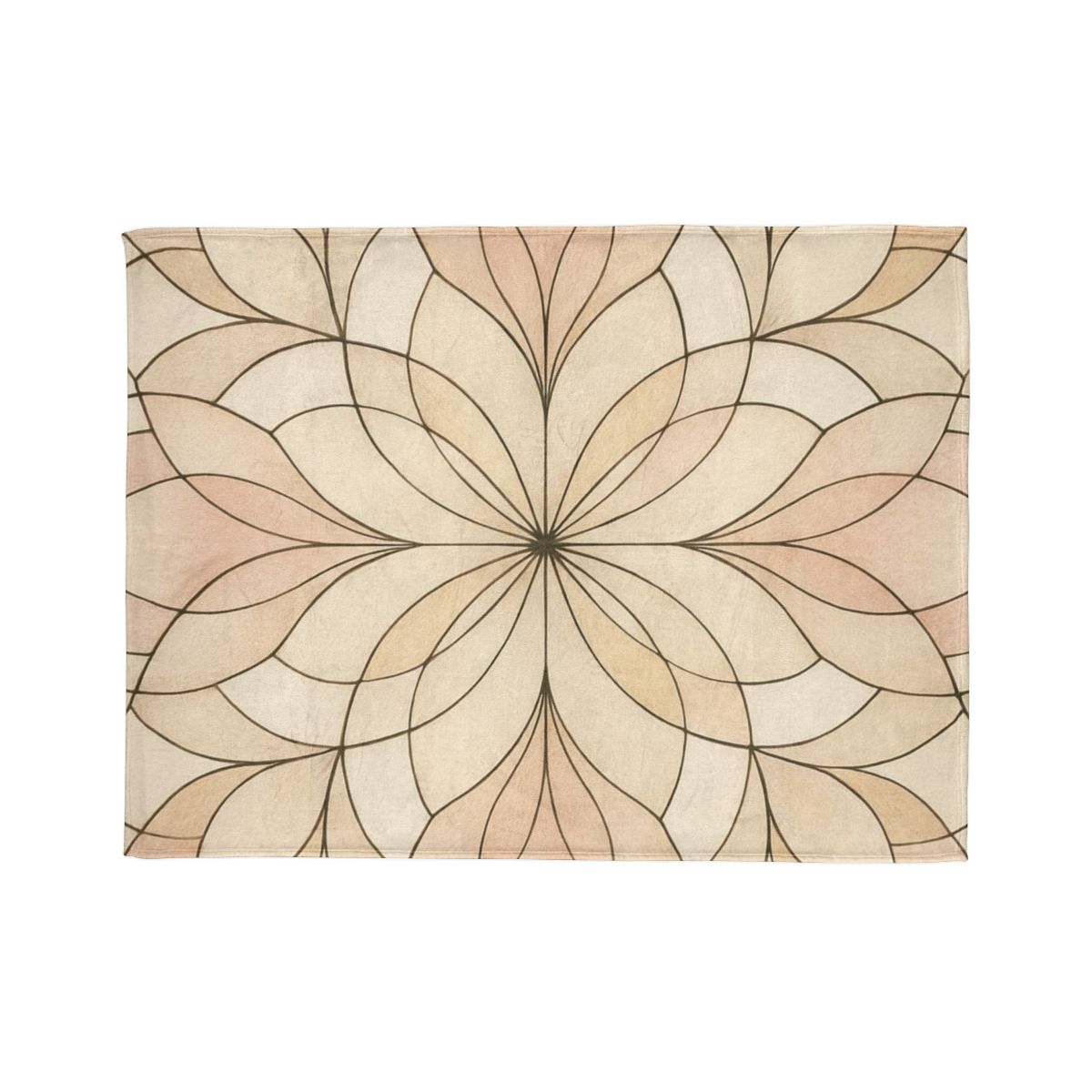 Petal Prism Lattice soft fleece blankets