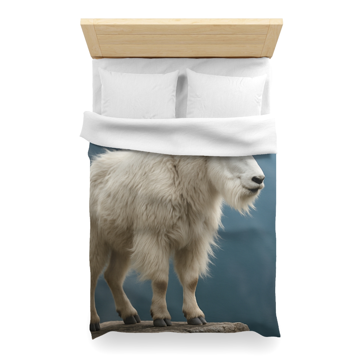Glimmer Peak Mountain Goat trendy bedroom duvets