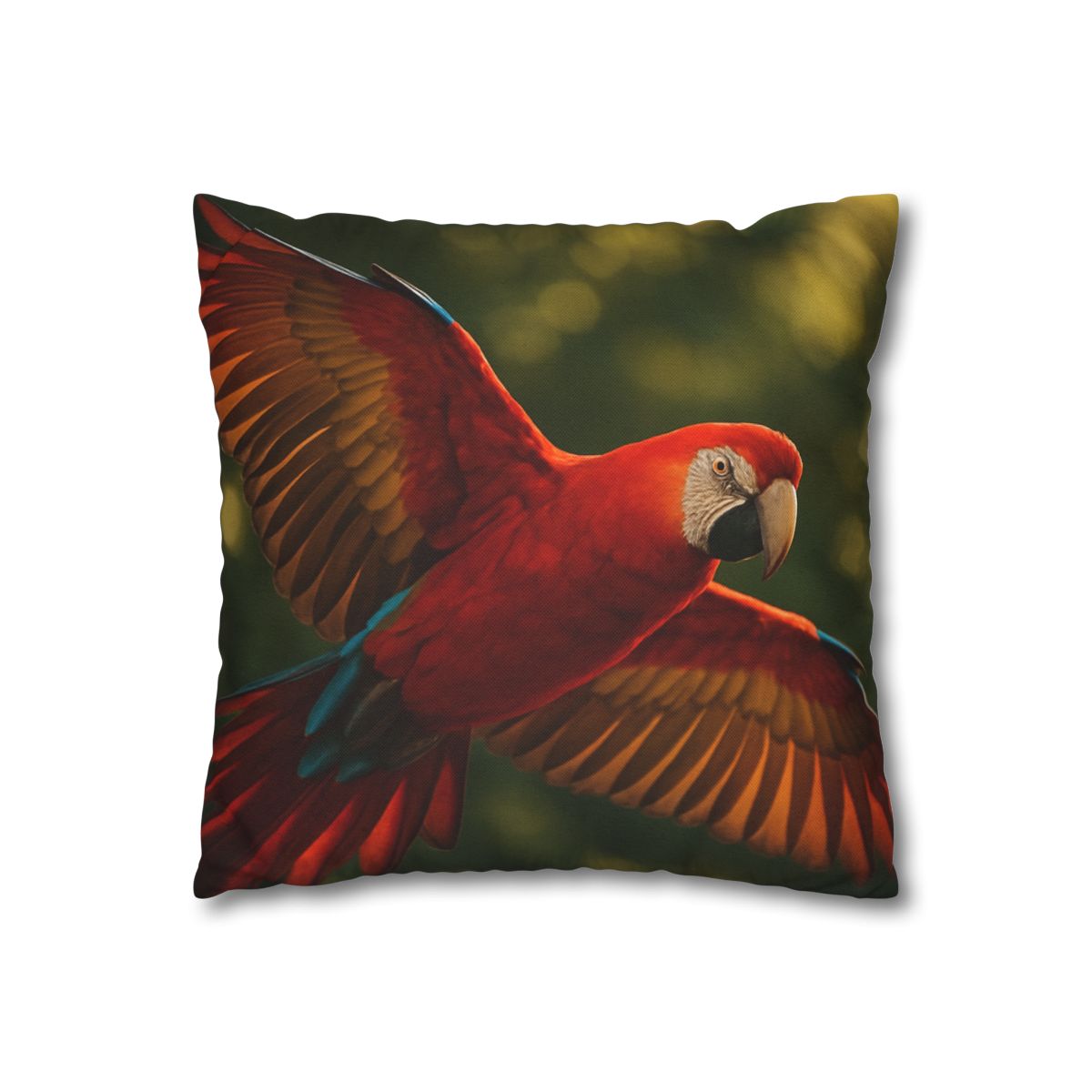Scarlet Macaw Ember Flight stylish decorative pillowcases