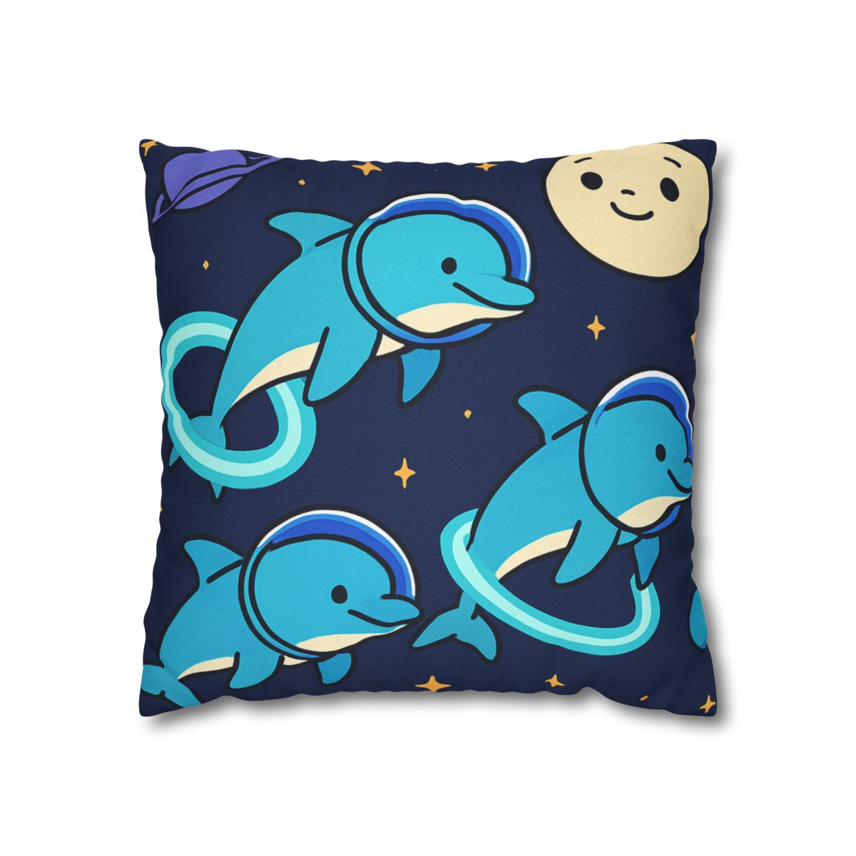 Cosmic Dolphin Playground custom pillow cases