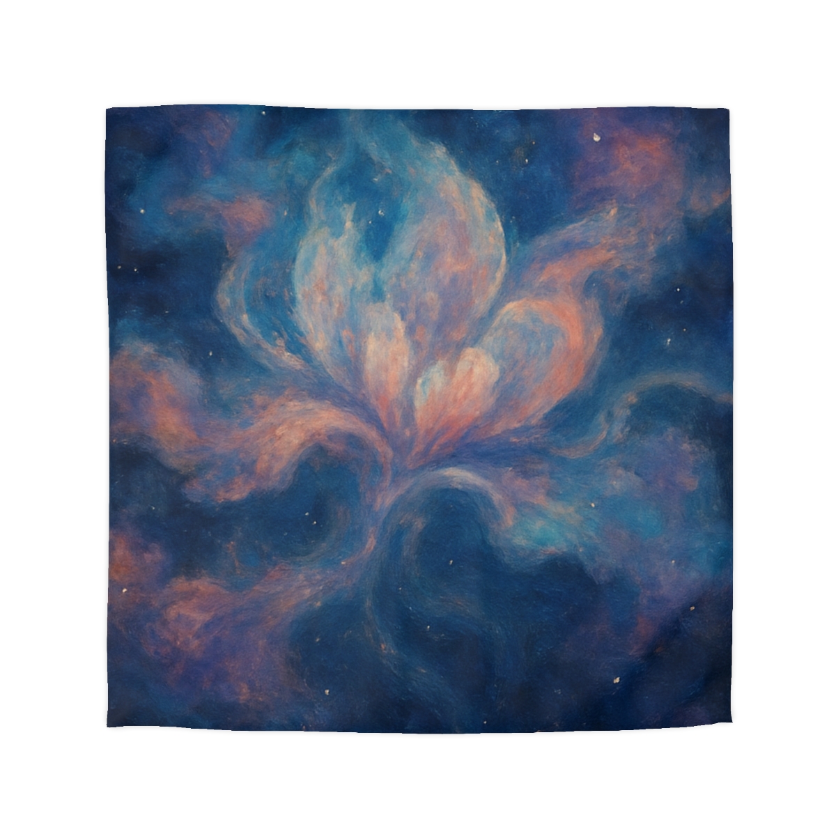 Velvet Plasma Bloom Tapestry custom duvets