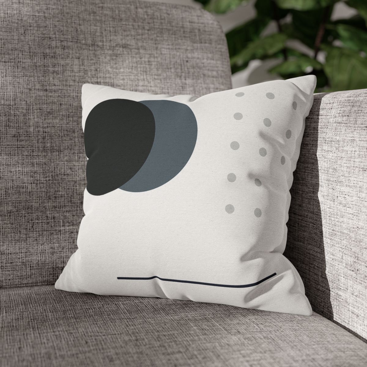 Binary Eclipse Dot Grid trendy patterned pillow cases
