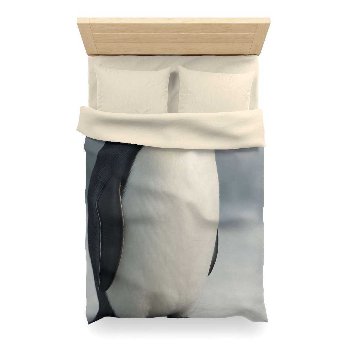 Moonlit Vigil Emperor Penguin custom duvets
