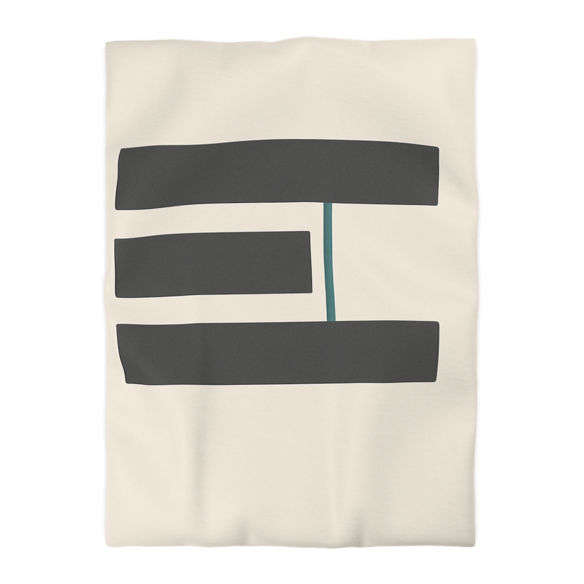 Staggered Bars With Quiet Opening designer printed duvets