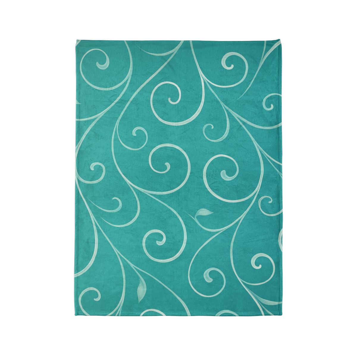 Vine Curl Wave Mesh designer printed blankets
