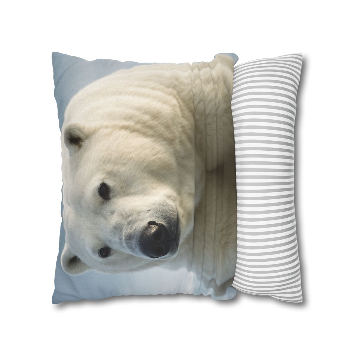 Glacier Sentinel Polar Bear personalized pillow covers