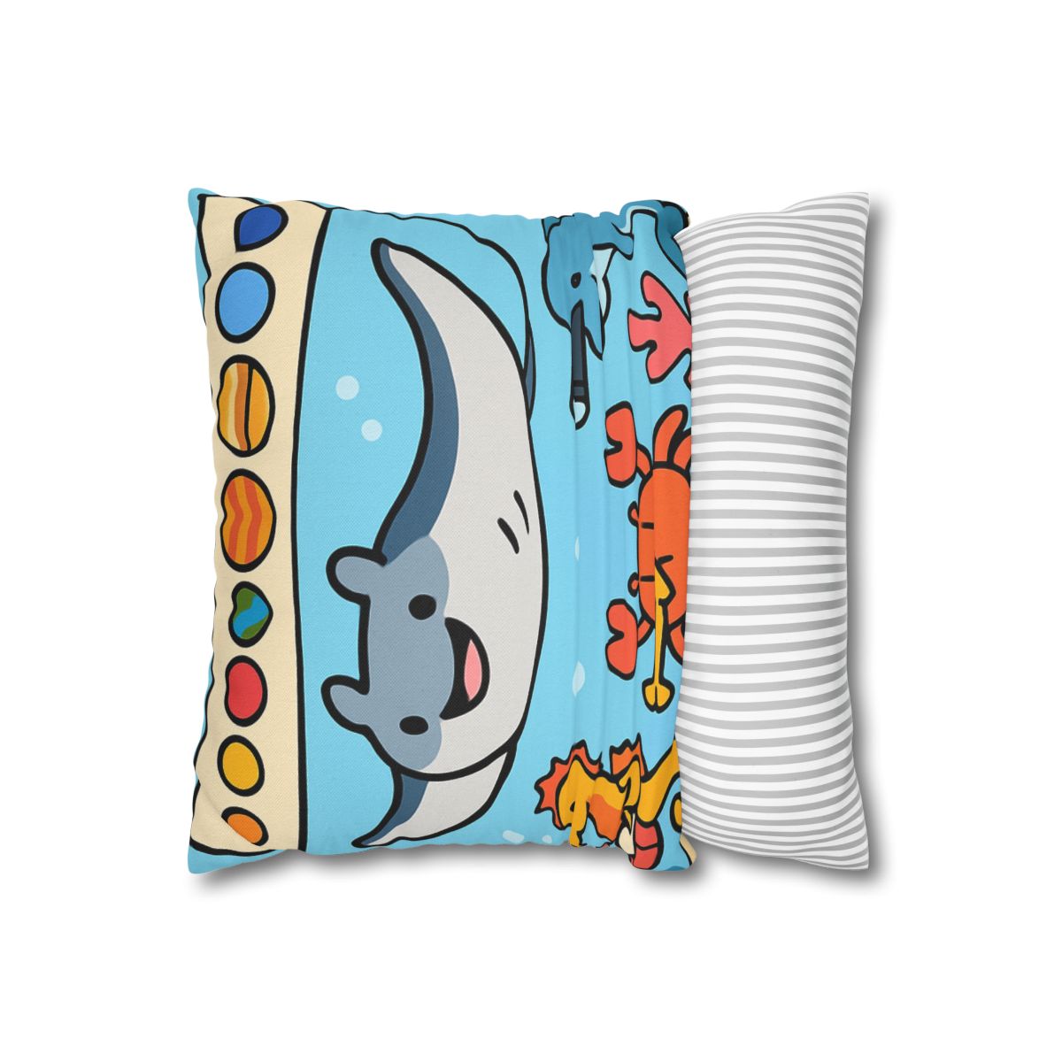 Rainbow Reef Planet Parade custom pillow cases