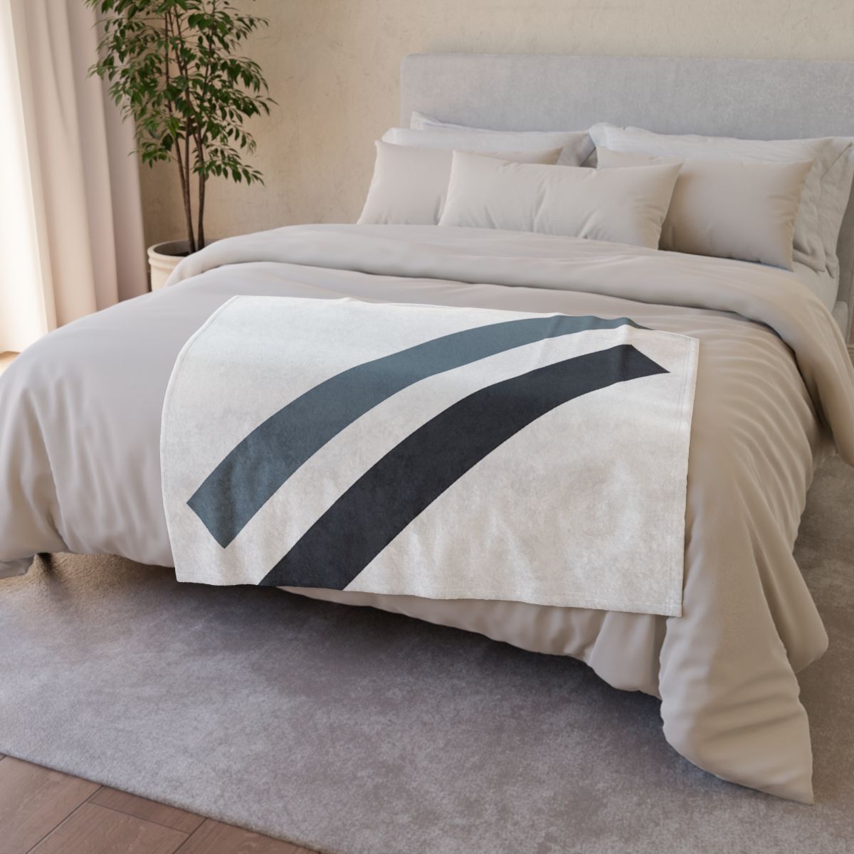 Sparse Diagonal Bar Pair custom blankets