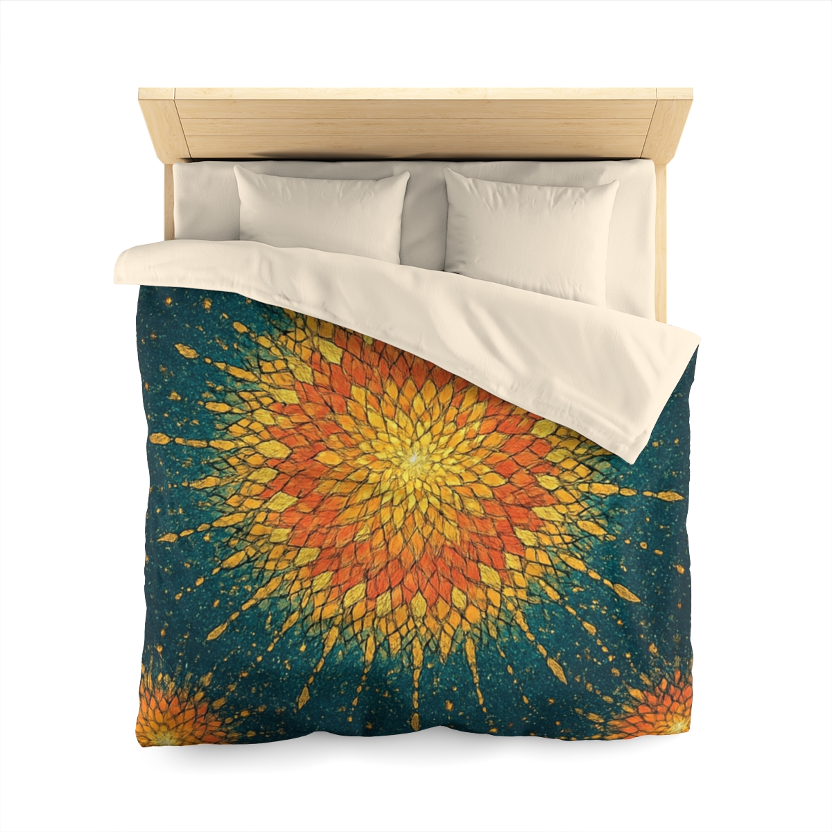 Starburst Mosaic Halo custom duvets