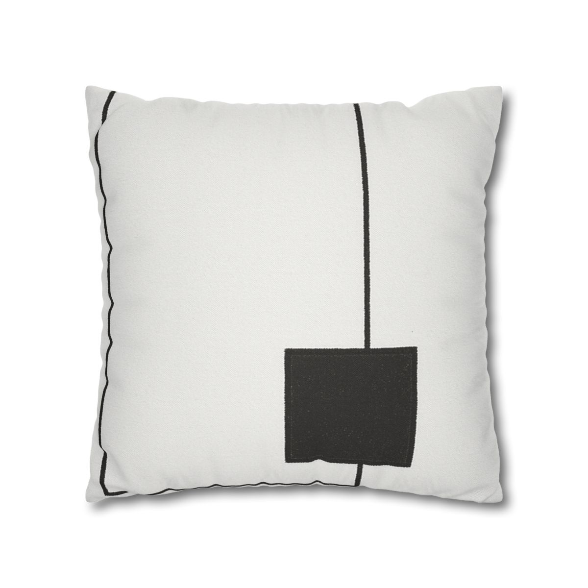 Offset Frame And Inner Square Pause trendy patterned pillow cases