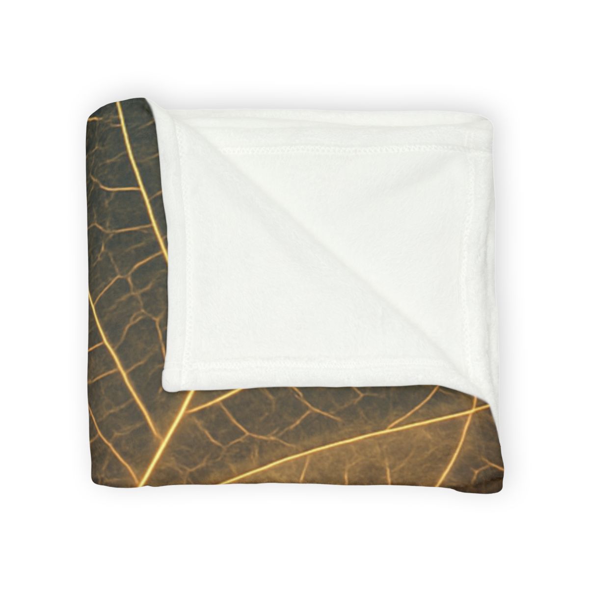 Solar Leaf Lattice soft fleece blankets