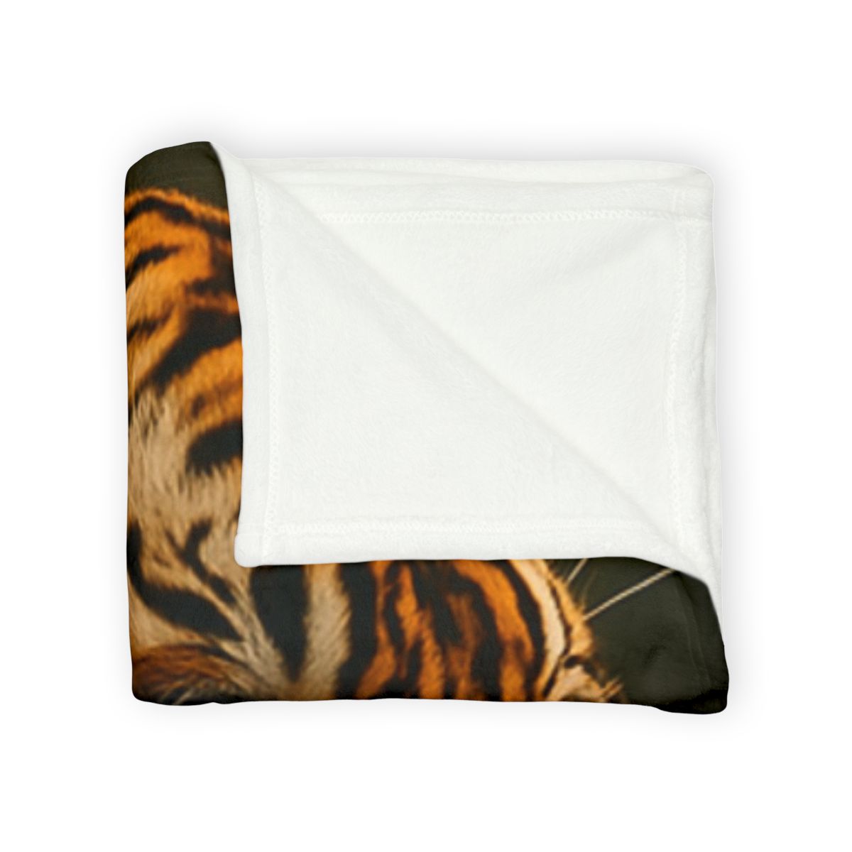 Forest Stalker Bengal Tiger personalized cozy blankets