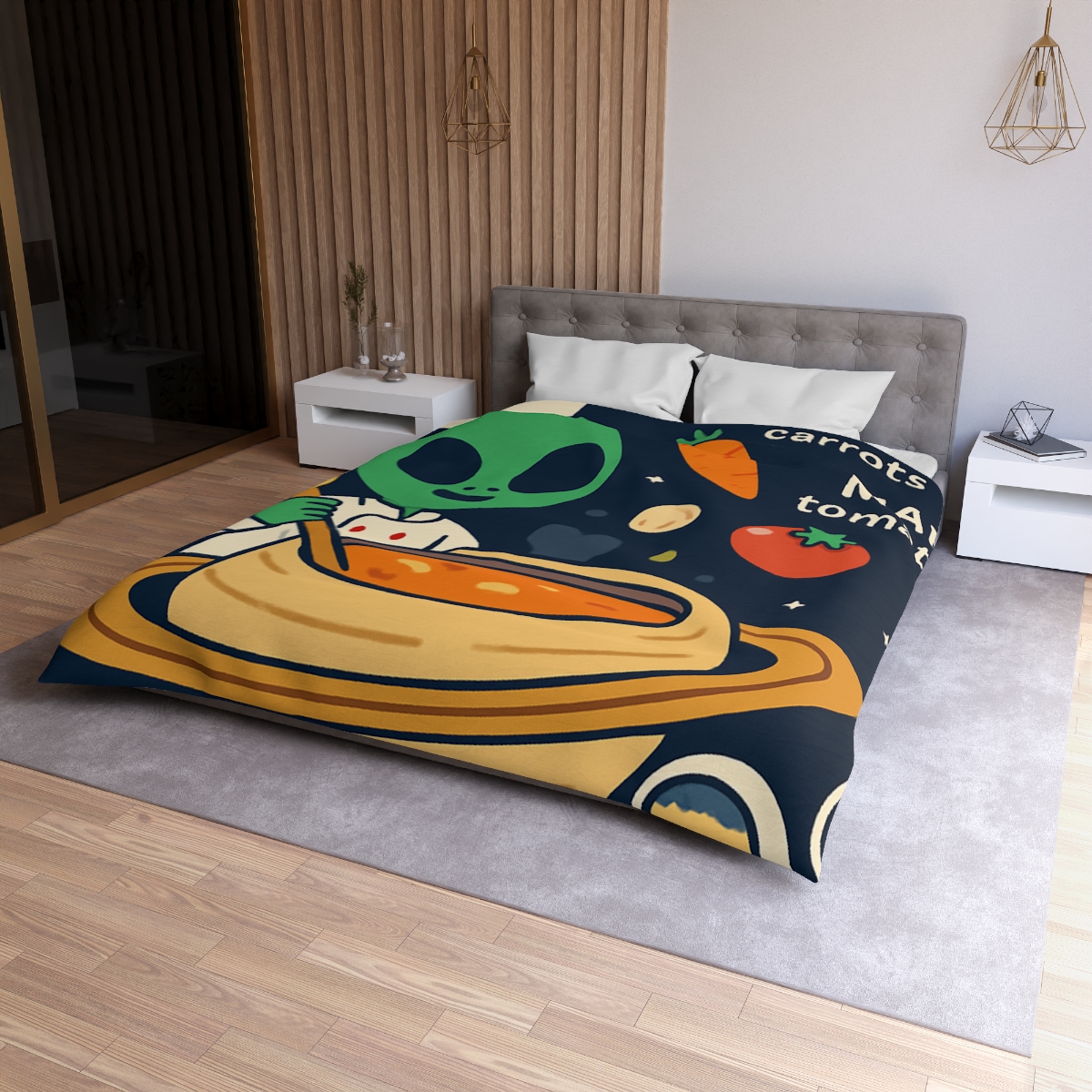 Solar System Soup Kitchen soft comforter duvets