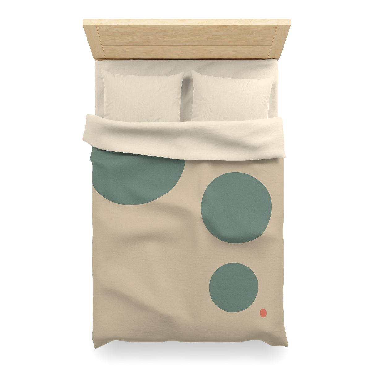 Quiet Triplet Of Offset Circles soft comforter duvets