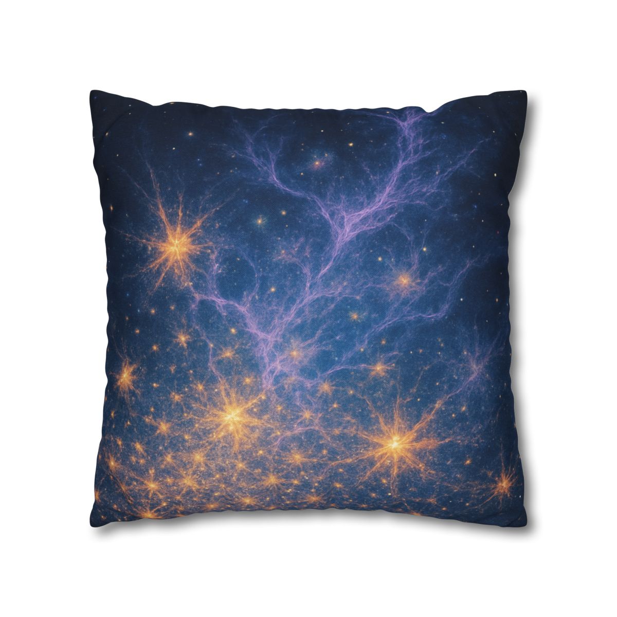 Starburst Lace Field designer print pillow cases