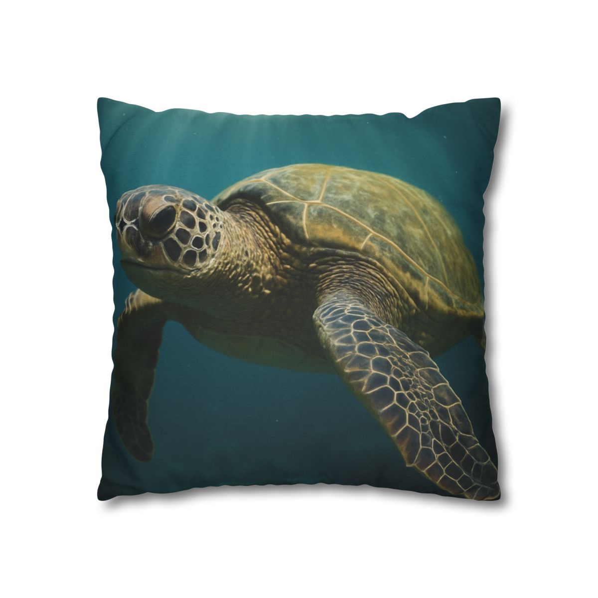 Glasswater Drift Green Sea Turtle unique gift pillow cases