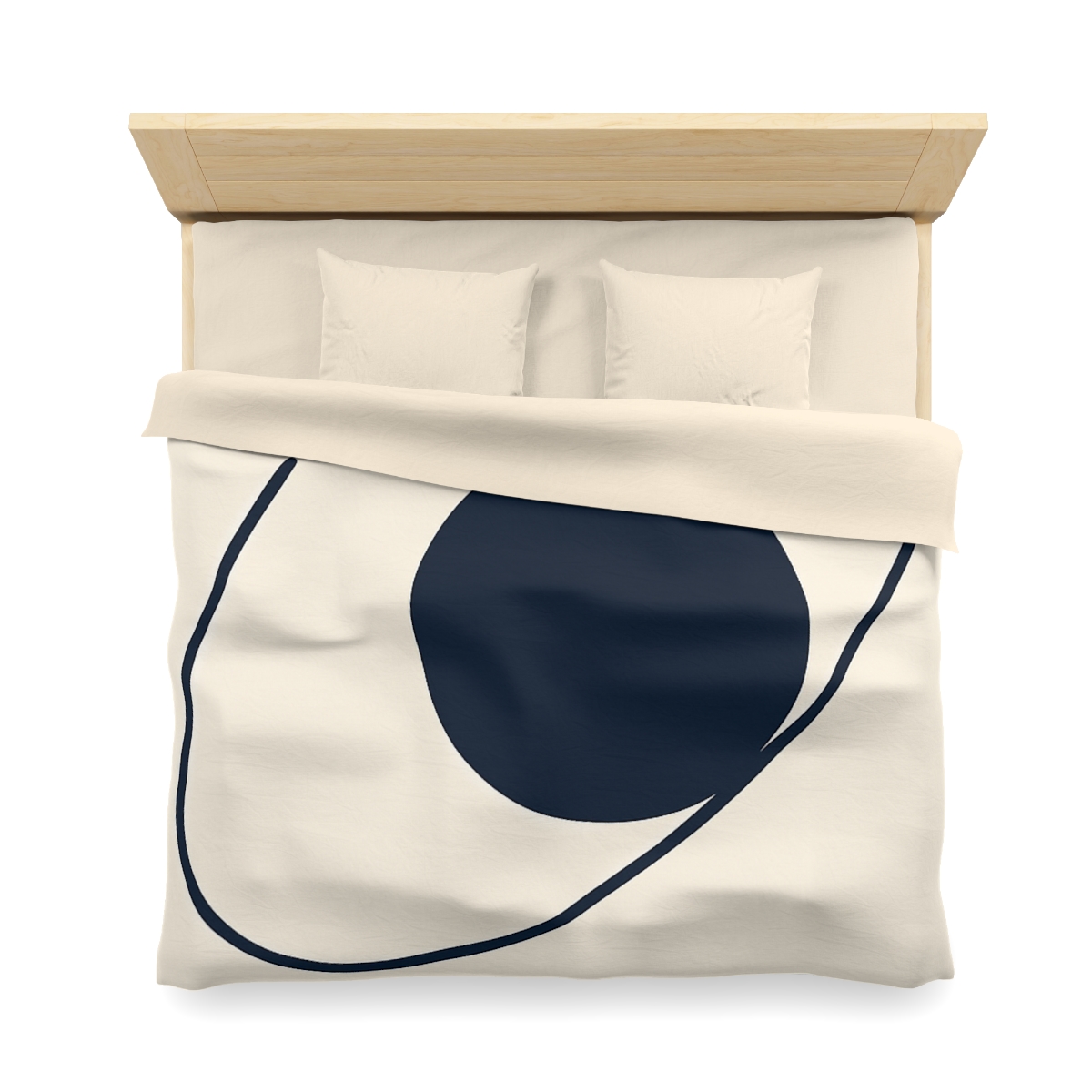 Orbit Arc And Twin Discs designer printed duvets