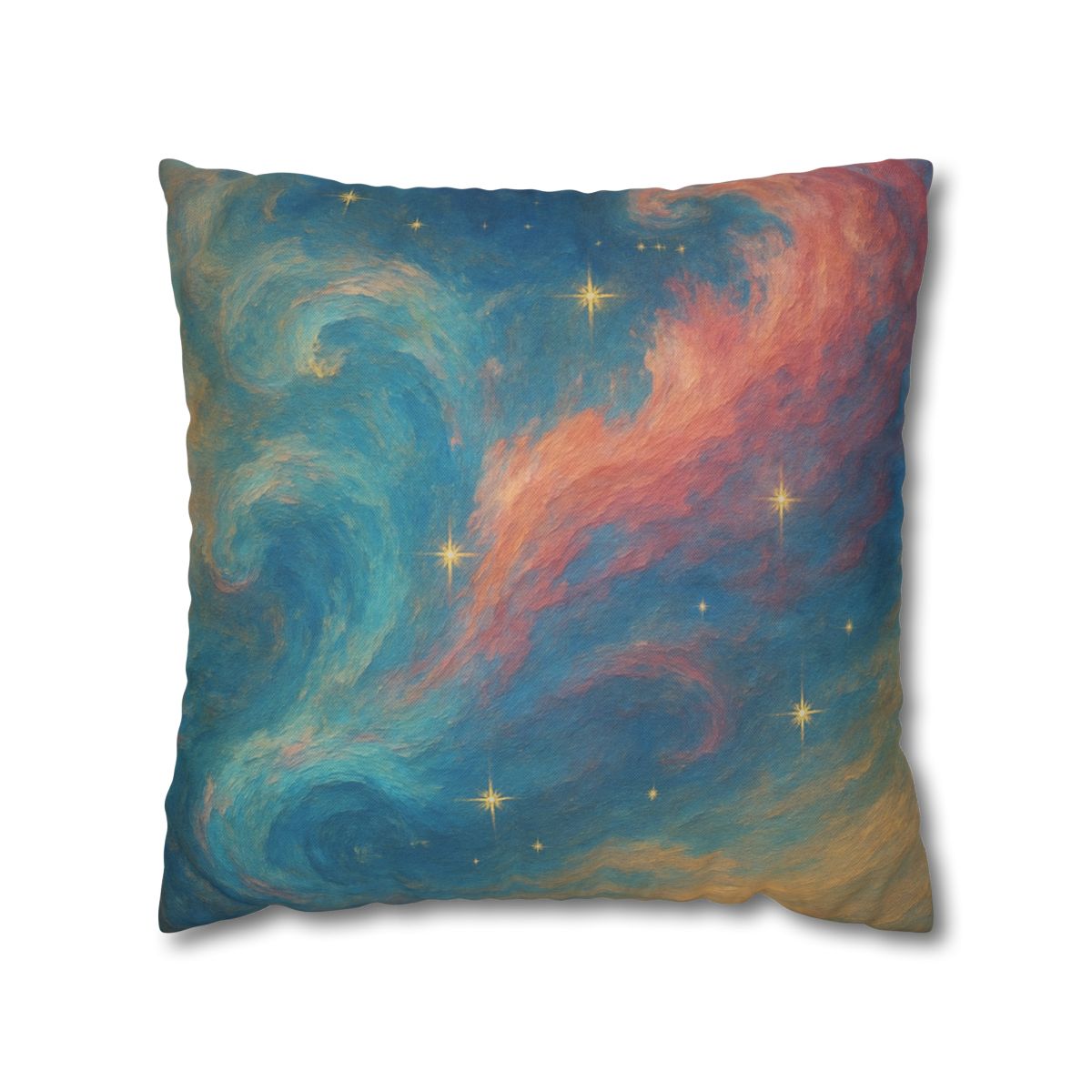 Chromatic Nebula Tidal Bloom stylish decorative pillowcases