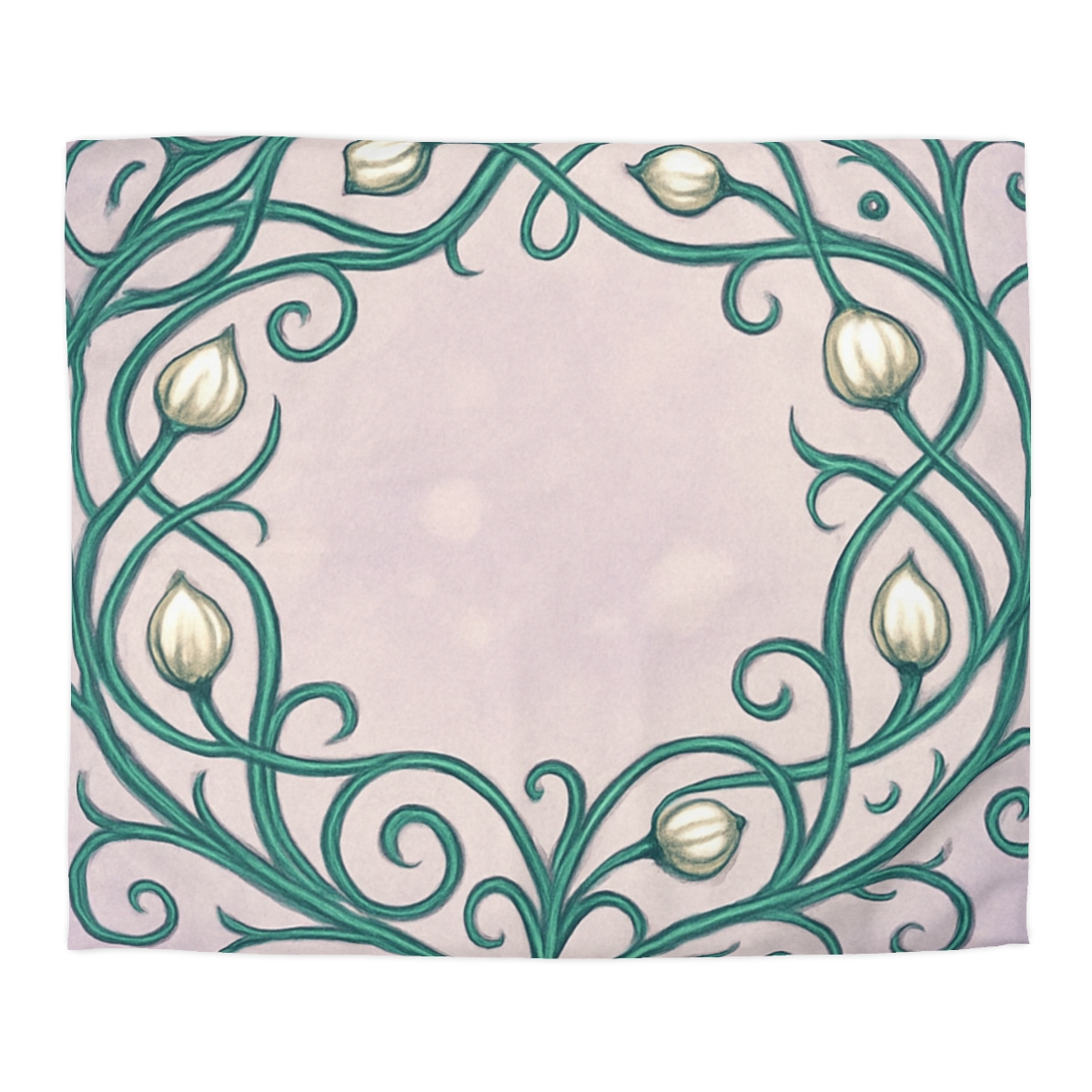 Vine Lattice Halo designer printed duvets