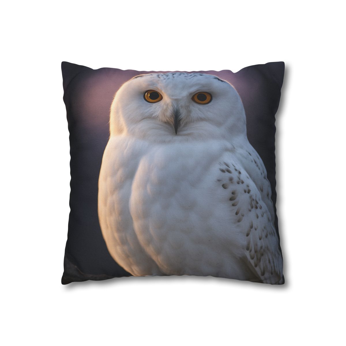 Twilight Watcher Snowy Owl unique gift pillow cases