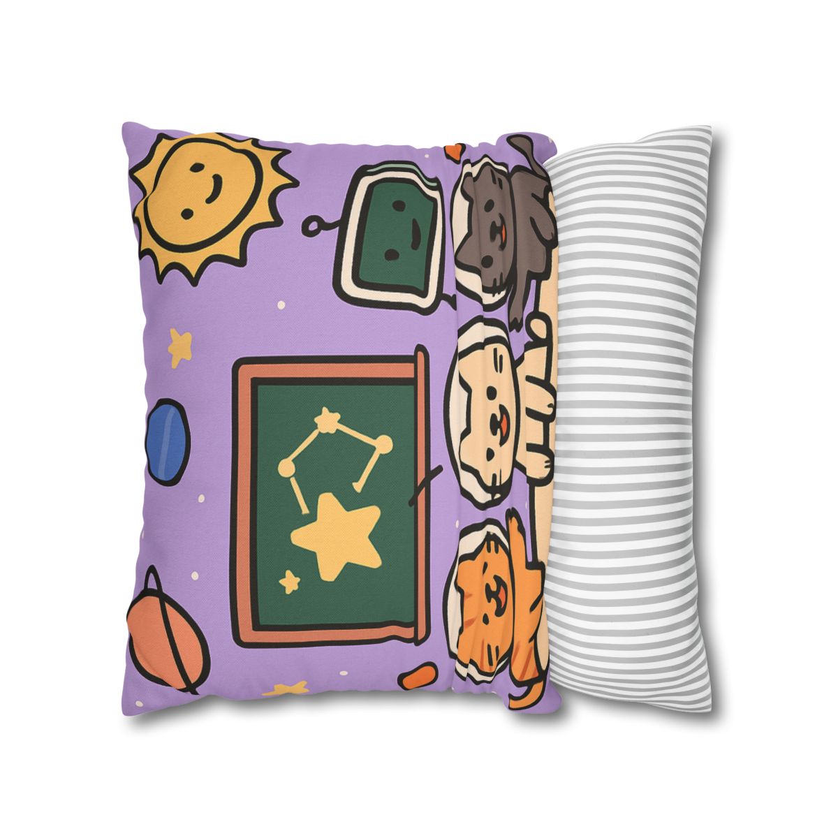 Space School Astronaut Cats comfortable bedding pillow covers